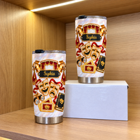 Personalized Theater Stage Tumbler Custom Name Drama Lover Gift - product view 3
