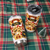 Personalized Theater Stage Tumbler Custom Name Drama Lover Gift - product view 8