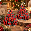 Customer in Austin, Texas wearing There's No Greater Gift Friendship Ornament Personalized Christmas Tree Decoration for Best Friends