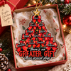 Close-up of There's No Greater Gift Friendship Ornament Personalized Christmas Tree Decoration for Best Friends for streetwear fans in Austin, Texas
