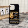 Close-up of To My Dear Son In Law Phone Case Funny Mother In Law Gift I Gave You My Daughter for streetwear fans in Austin, Texas