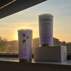 Close-up of To My Grandma Strength Wisdom Pansy Flower Personalized Tumbler Gift for Grandmother Birthday for streetwear fans in Austin, Texas