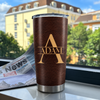 Close-up of To My Wonderful Grandson Tumbler As You Grow And Chase Your Dreams Love Grandma Personalized Gift for streetwear fans in Austin, Texas