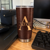 Customer in Austin, Texas wearing To My Wonderful Grandson Tumbler As You Grow And Chase Your Dreams Love Grandma Personalized Gift