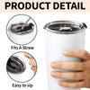 Close-up of Whitetail Deer Hunting Camo Tumbler, Personalized Custom Name 20oz Stainless Steel Hunting Gift for  for streetwear fans in Austin, Texas