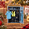 Customer in Austin, Texas wearing Wilmington Police Department True Blue Ornament Christmas Gift for Law Enforcement Officers