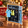 Close-up of Wilmington Police Department True Blue Ornament Christmas Gift for Law Enforcement Officers for streetwear fans in Austin, Texas