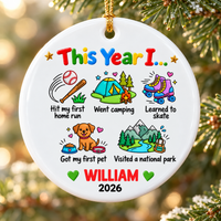 Year of Memories Ornament - design view